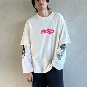 NWT Heron Preston x H&M UNITY Ivory  Long Sleeve Tee size M